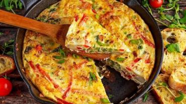 Mortadella with eggs